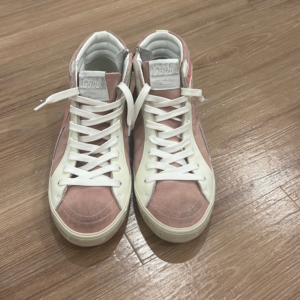 Pink Hightop Sneakers